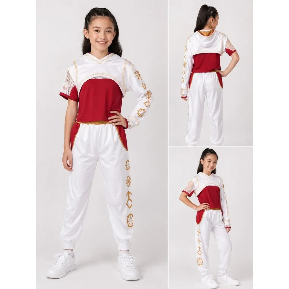 Naevi Inspired Zombies 4 Costume Youth Size 140 US 10-12 3 Pc Cosplay Set